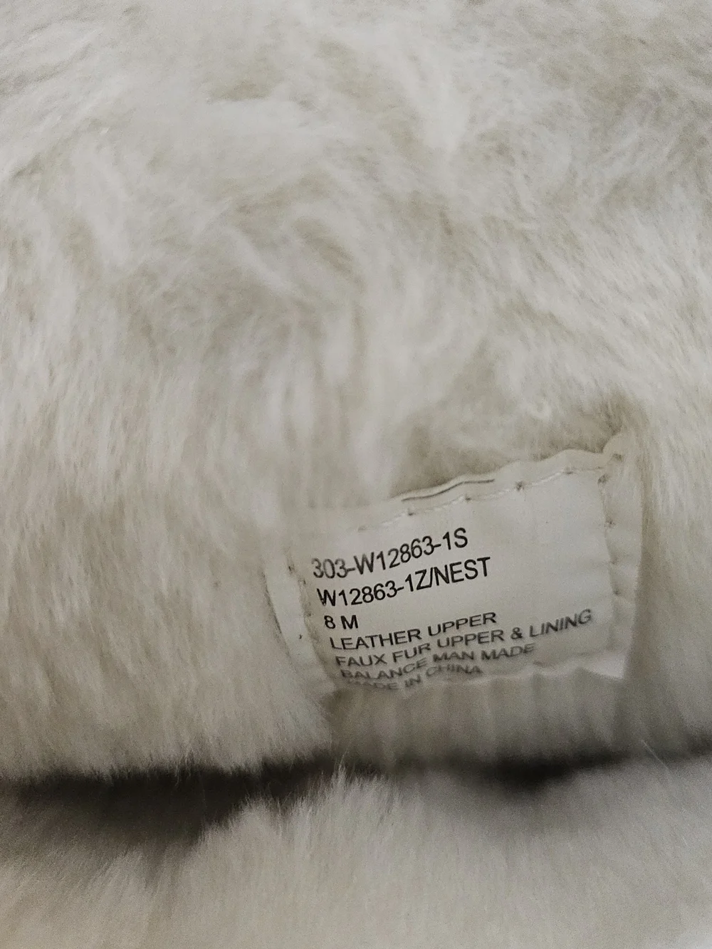 White Mountain Size 8 Trader Leather Boots Faux Fur